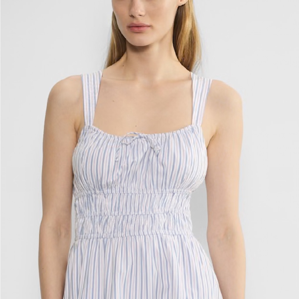 Aritzia Martine Poplin Midi Dress